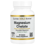 California Gold Nutrition, Magnesium Chelate with Calcium, 90 Tablets in Pakistan