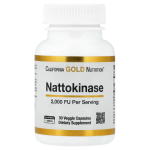 California Gold Nutrition, Nattokinase, Proteolytic Enzyme, 2,000 FUs, 30 Capsules in Pakistan