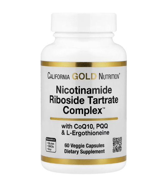 California Gold Nutrition, Nicotinamide Riboside Tartrate (NRT) Complex, 60 Veggie Capsules in Pakistan