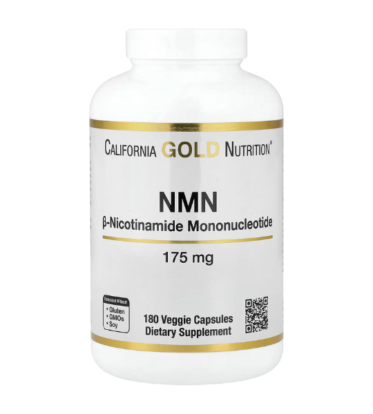 California Gold Nutrition, NMN, 175 mg, 180 Veggie Capsules in Pakistan