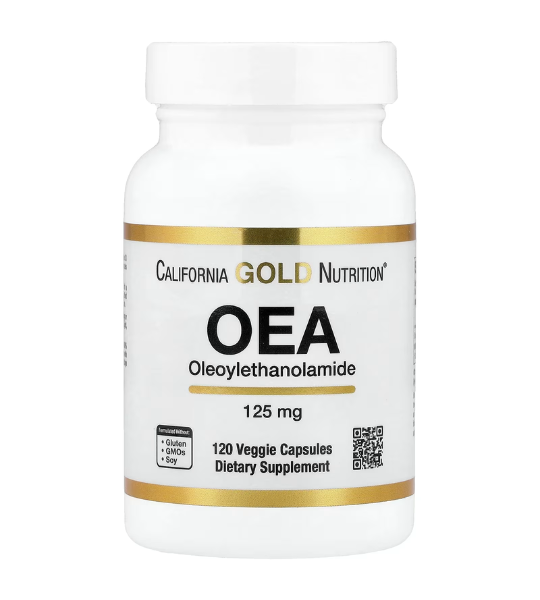 California Gold Nutrition, OEA Oleoylethanolamide, 125 mg, 120 Veggie Capsules in Pakistan