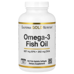California Gold Nutrition, Omega-3 Fish Oil, 120 Fish Gelatin Softgels in Pakistan