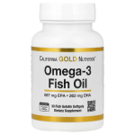 California Gold Nutrition, Omega-3 Fish Oil, 30 Fish Gelatin Softgels in Pakistan