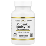 California Gold Nutrition, Organic Turkey Tail Mushroom, 60 Veggie Capsules in Pakistan