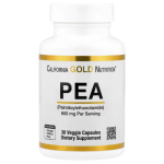 California Gold Nutrition, PEA (Palmitoylethanolamide), 300 mg, 30 Veggie Capsules in Pakistan