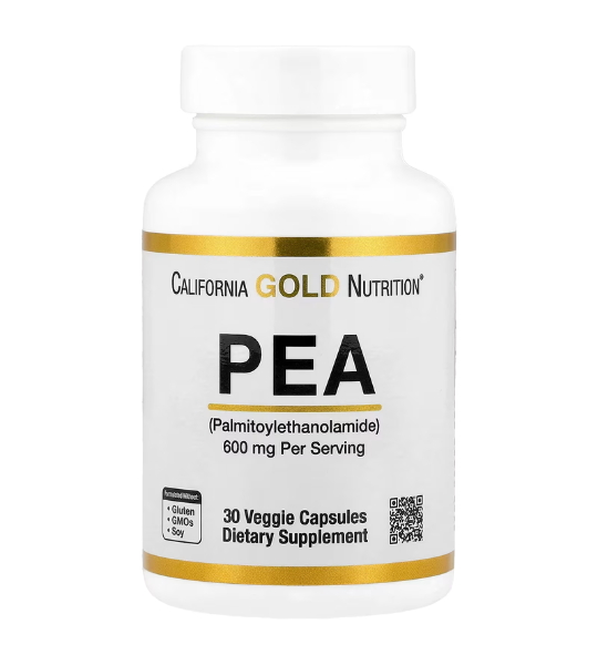 California Gold Nutrition, PEA (Palmitoylethanolamide), 300 mg, 30 Veggie Capsules in Pakistan