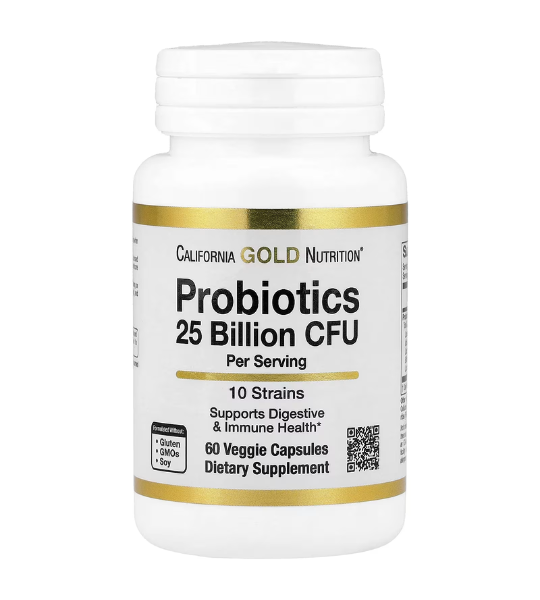 California Gold Nutrition, Probiotics 25 Billion CFU, 60 Veggie Capsules in Pakistan