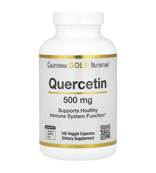 California Gold Nutrition, Quercetin, 500 mg, 180 Veggie Capsules in Pakistan