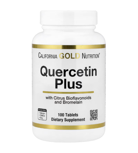 California Gold Nutrition, Quercetin Plus 100 Tablets in Pakistan