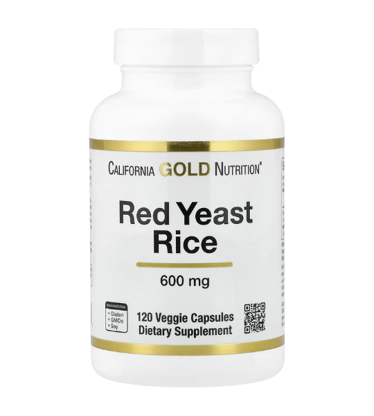 California Gold Nutrition, Red Yeast Rice, 600 mg, 120 Veggie Capsules in Pakistan
