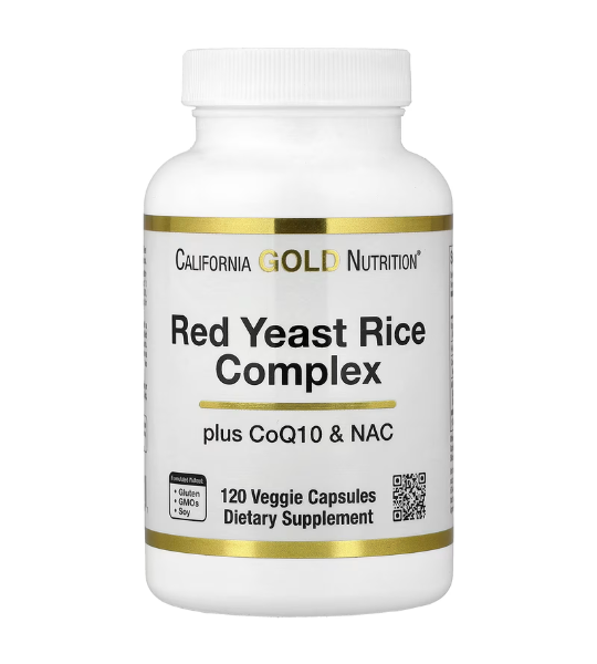 California Gold Nutrition, Red Yeast Rice Complex 120 Veggie Capsules in Pakistan