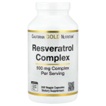 California Gold Nutrition, Resveratrol Complex with Grape Seed Extract, Red Wine Extract, and trans-Resveratrol, 250 Veggie Capsules in Pakistan
