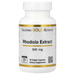 California Gold Nutrition, Rhodiola Extract, 500 mg, 60 Veggie Capsules in Pakistan