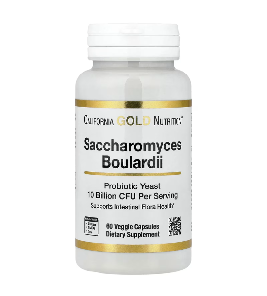 California Gold Nutrition, Saccharomyces Boulardii, 60 Veggie Capsules in Pakistan