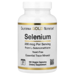 California Gold Nutrition, Selenium, Yeast-Free, 200 mcg, 180 Veggie Capsules in Pakistan