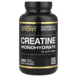 California Gold Nutrition, Sport, Pure Creatine Monohydrate, 750 mg, 240 Capsules in Pakistan