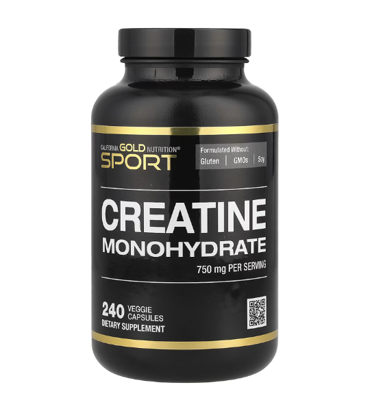 California Gold Nutrition, Sport, Pure Creatine Monohydrate, 750 mg, 240 Capsules in Pakistan