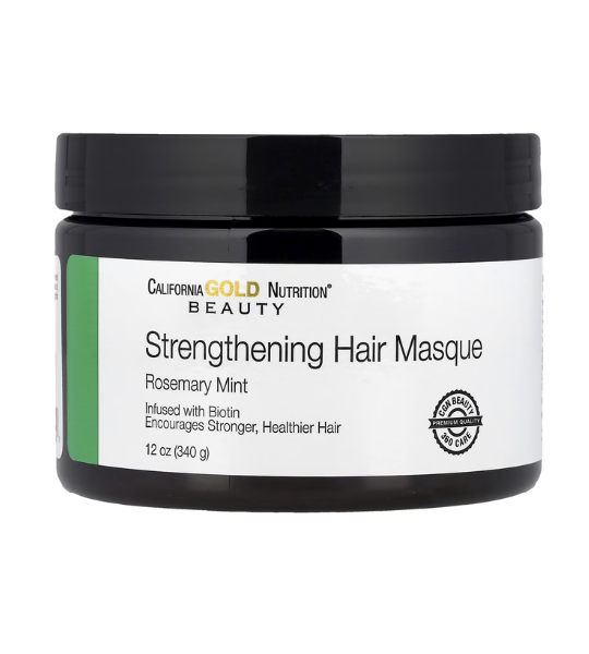 California Gold Nutrition, Strengthening Hair Masque, Biotin, Rosemary Mint, 12 oz (340 g) in Pakistan
