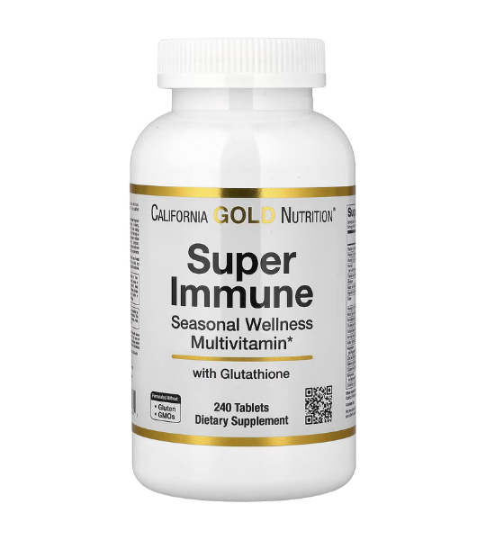 California Gold Nutrition, Super Immune, Seasonal Wellness Multivitamin, 240 Tablets in Pakistan