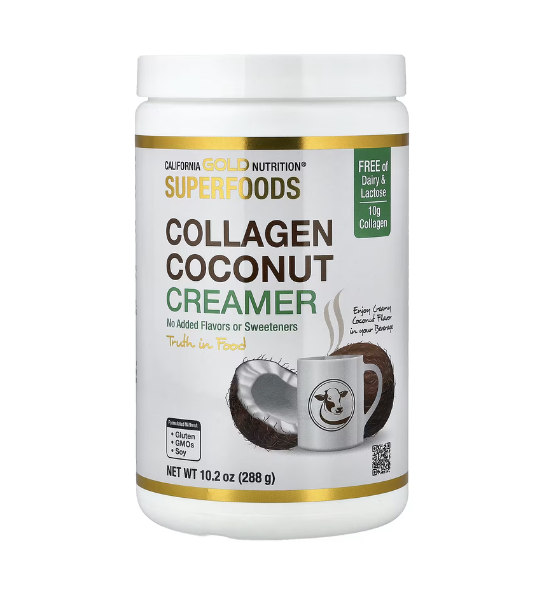 California Gold Nutrition, Superfoods, Collagen Coconut Creamer 10.2 oz (288 g) in Pakistan