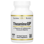 California Gold Nutrition, TheanineUP™, L-Theanine & Caffeine Plus Cocoa and Matcha, 60 Veggie Capsules in Pakistan