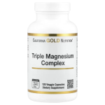California Gold Nutrition, Triple Magnesium Complex, 120 Veggie Capsules in Pakistan