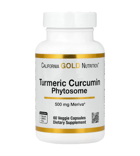 California Gold Nutrition, Turmeric Curcumin Phytosome Meriva®, 500 mg, 60 Veggie Capsules in Pakistan