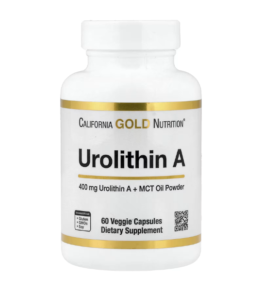 California Gold Nutrition, Urolithin A with MCT Oil Powder, 60 Veggie Capsules in Pakistan