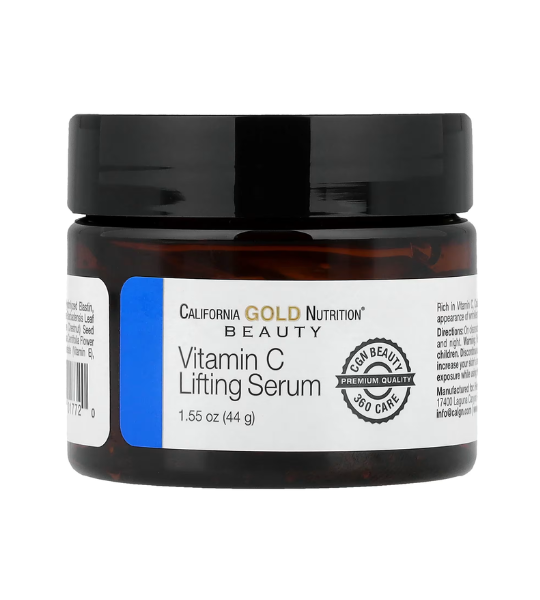 California Gold Nutrition, Vitamin C Lifting Serum, Enhanced Brightening Gel Serum, 1.55 oz (44 g) in Pakistan