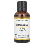 California Gold Nutrition, Vitamin D3, 25 mcg (1,000 IU), 1 fl oz (30 ml) in Pakistan