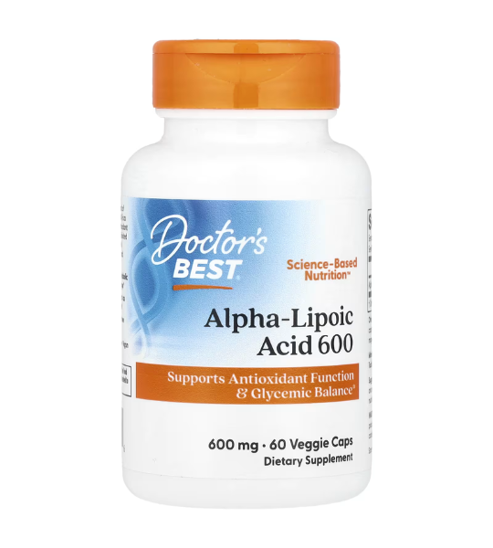 Doctor's Best, Alpha-Lipoic Acid 600, 600 mg, 60 Veggie Caps in Pakistan