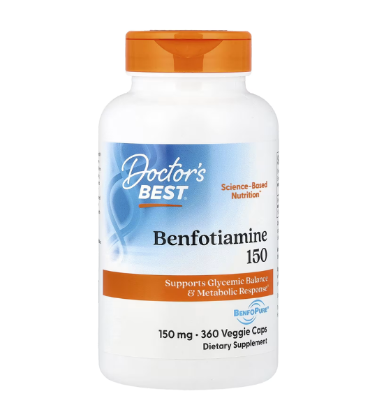 Doctor's Best, Benfotiamine with BenfoPure®, 150 mg, 360 Caps in Pakistan