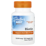 Doctor's Best, Biotin, 10,000 mcg, 120 Veggie Caps in Pakistan