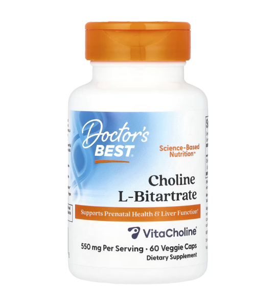 Doctor's Best, Choline L-Bitartrate, 60 Veggie Caps in Pakistan