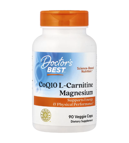 Doctor's Best, CoQ10 L-Carnitine Magnesium, 90 Veggie Caps in Pakistan