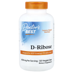 Doctor's Best, D-Ribose, 120 Veggie Caps in Pakistan