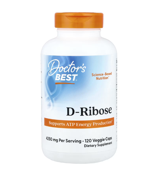 Doctor's Best, D-Ribose, 120 Veggie Caps in Pakistan