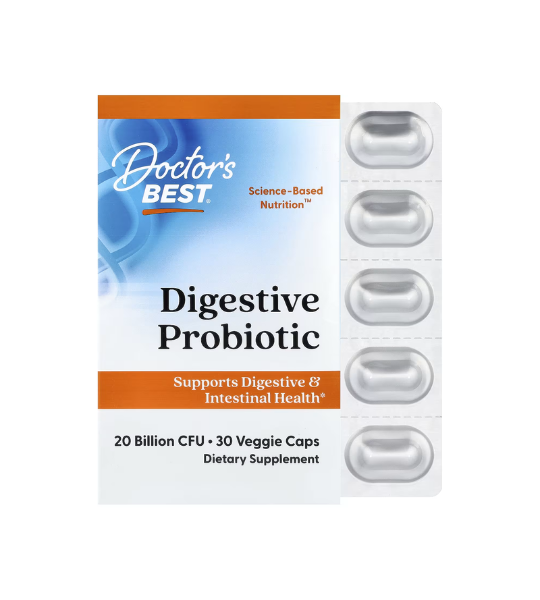 Doctor's Best, Digestive Probiotic, 30 Veggie Caps in Pakistan