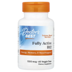 Doctor's Best, Fully Active B12, 1,500 mcg, 60 Veggie Caps in Pakistan