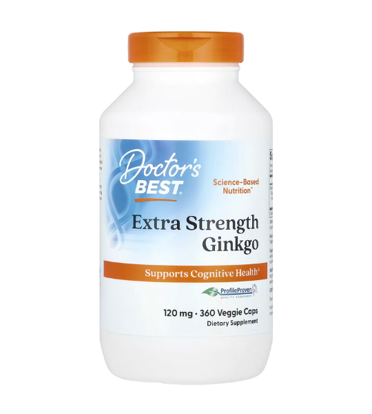 Doctor's Best, Ginkgo, 120 mg, 360 Veggie Caps in Pakistan