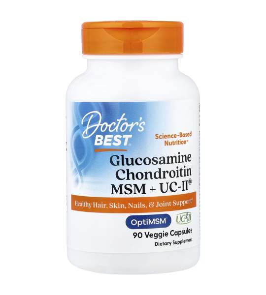 Doctor's Best, Glucosamine Chondroitin, MSM + UCII®, 90 Veggie Capsules in Pakistan
