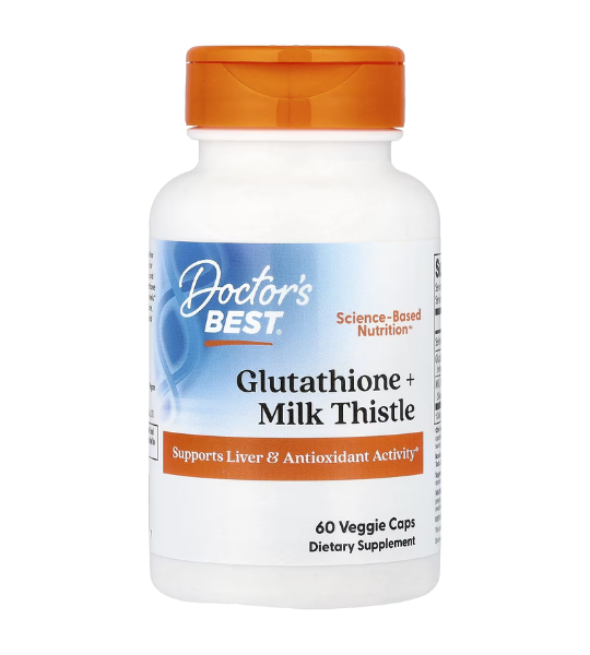 Doctor's Best, Glutathione + Milk Thistle, 60 Veggie Caps in Pakistan