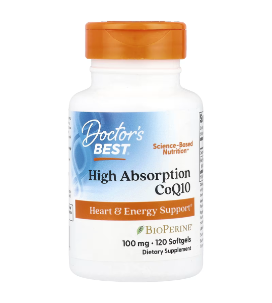 Doctor's Best, High Absorption CoQ10, 100 mg, 120 Softgels in Pakistan