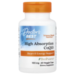 Doctor's Best, High Absorption CoQ10 , 100 mg, 60 Veggie Caps in Pakistan