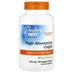 Doctor's Best, High Absorption CoQ10, 300 mg, 90 Veggie Softgels in Pakistan