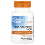 Doctor's Best, High Absorption CoQ10, 60 Softgels in Pakistan