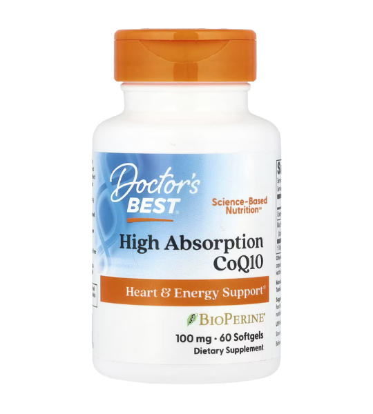 Doctor's Best, High Absorption CoQ10, 60 Softgels in Pakistan