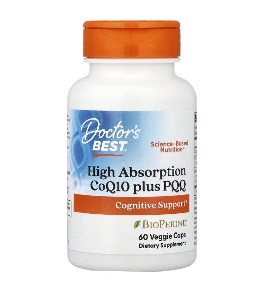 Doctor's Best, High Absorption CoQ10 plus PQQ, 60 Veggie Caps in Pakistan