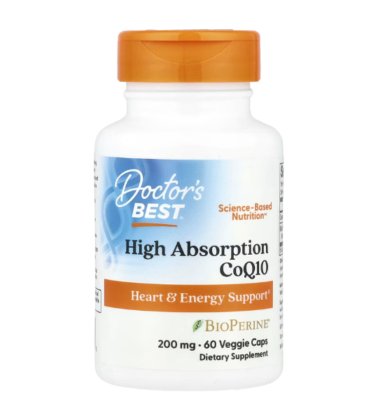 Doctor's Best, High Absorption CoQ10 with BioPerine®, 60 Caps in Pakistan