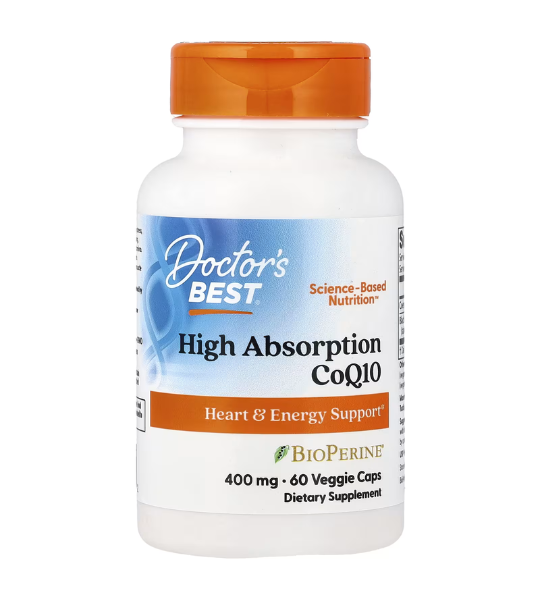 Doctor's Best, High Absorption CoQ10 with BioPerine®, 60 Veggie Caps in Pakistan